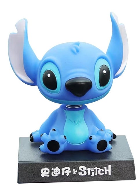 Stitch Action Figure Limited Edition, Bobblehead with Mobile Holder for Car Dashboard, Office Desk & Study Table