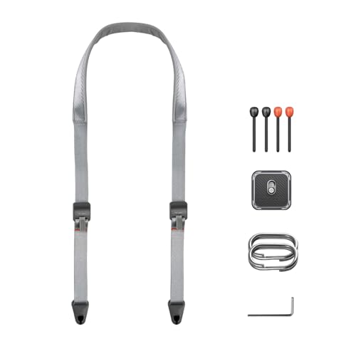 PGYTECH Camera Shoulder Strap with Quick Release Plate Wide Camera Neck Straps Long for Photographers Adjustable for DSLR SLRRock Grey - Image 1
