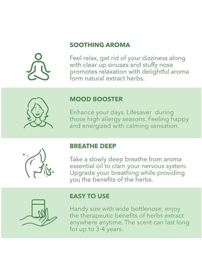 Hong Thai Compound Thai Herb Inhalant, Pack of 3, (Packaging May Vary) - Image 4