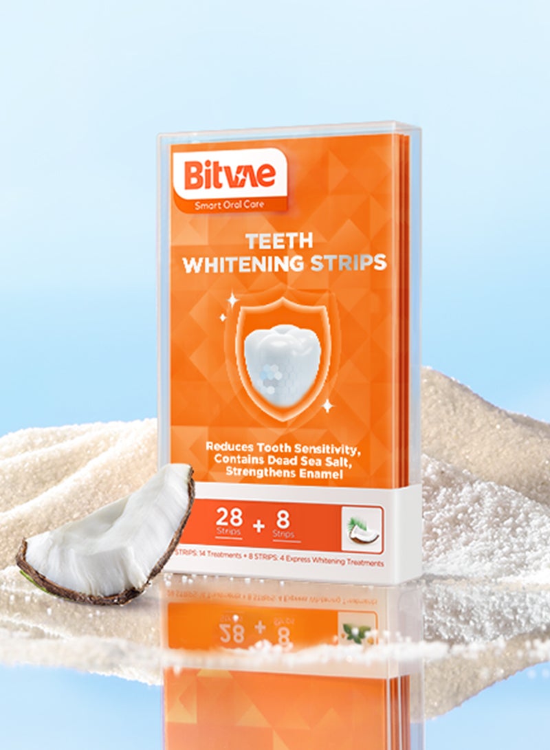 Bitvae Teeth Whitening Strip for Sensitive Teeth（Coconut） - Image 2