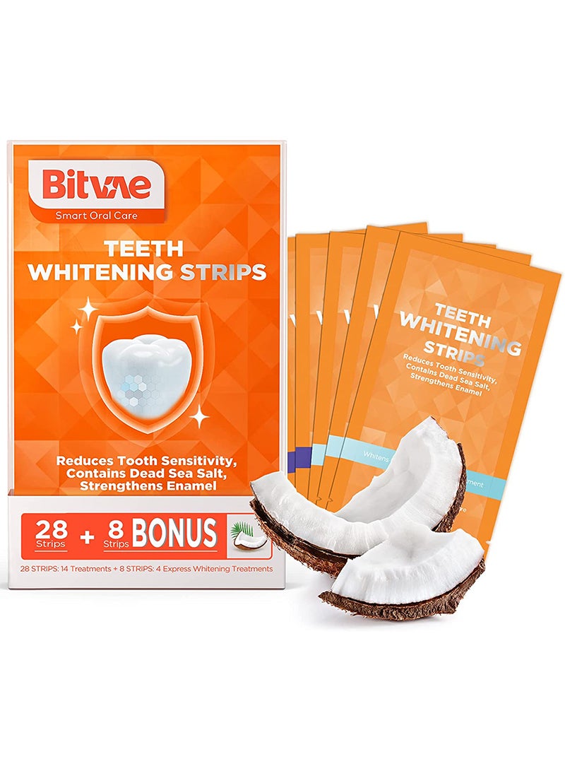 Bitvae Teeth Whitening Strip for Sensitive Teeth（Coconut） - Image 1