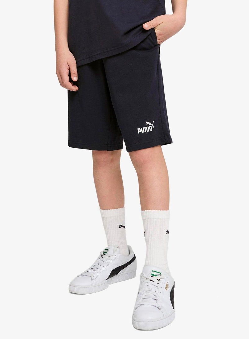 PUMA Youth Essential No. 1 Logo Jersey Shorts - Image 1
