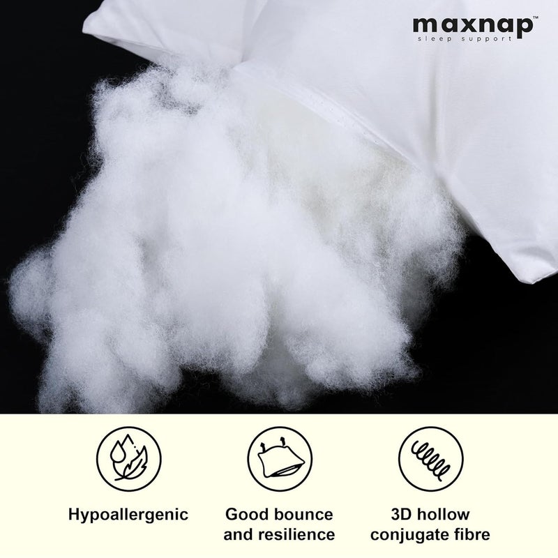 MAXNAP Fresh Comfort Pillow 24x16 inches (61 x 41 cm) Pack of 4 - Image 5