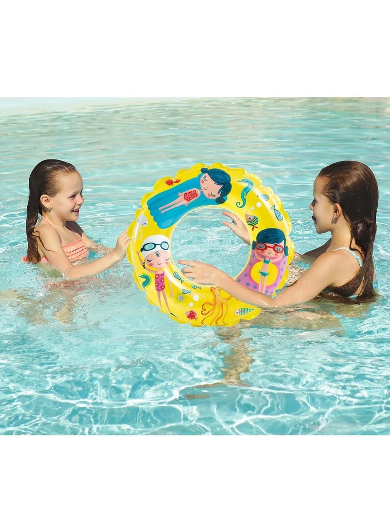 INTEX 59242NP-Inflatable Swim Ring 61cm/24", Yellow-Swim Sea - Image 4