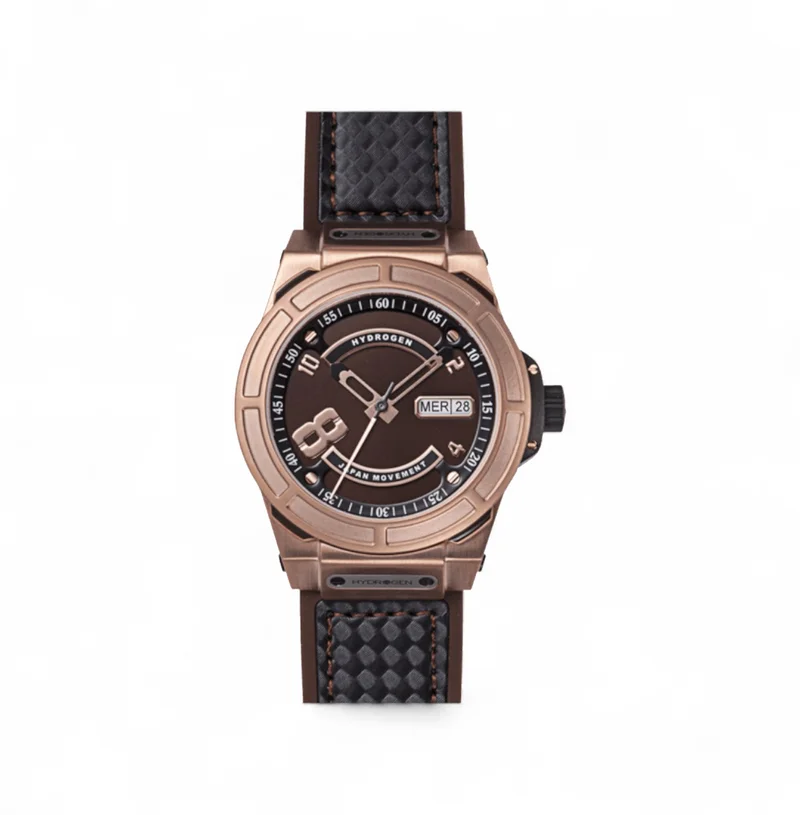 Hydrogren Otto Brown-Rose Gold Watch
