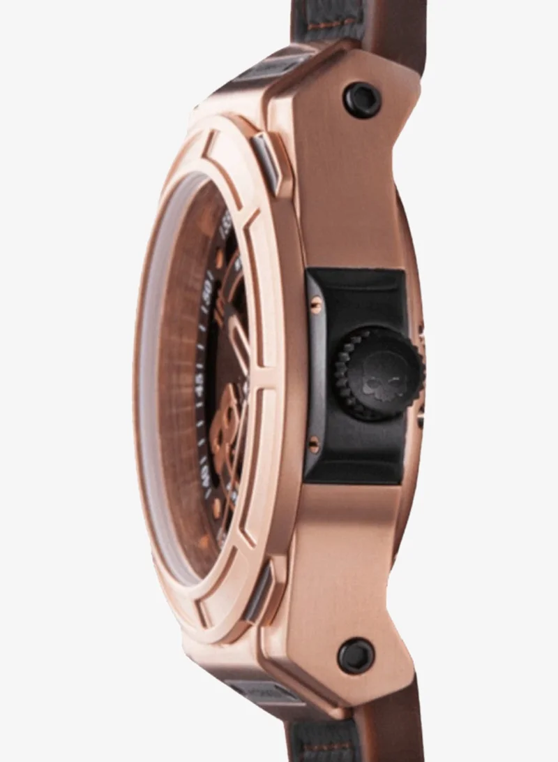 Hydrogen Watch Black/Rose Gold Automatic Otto Brown-Rose Gold Watch  | Best Price UAE