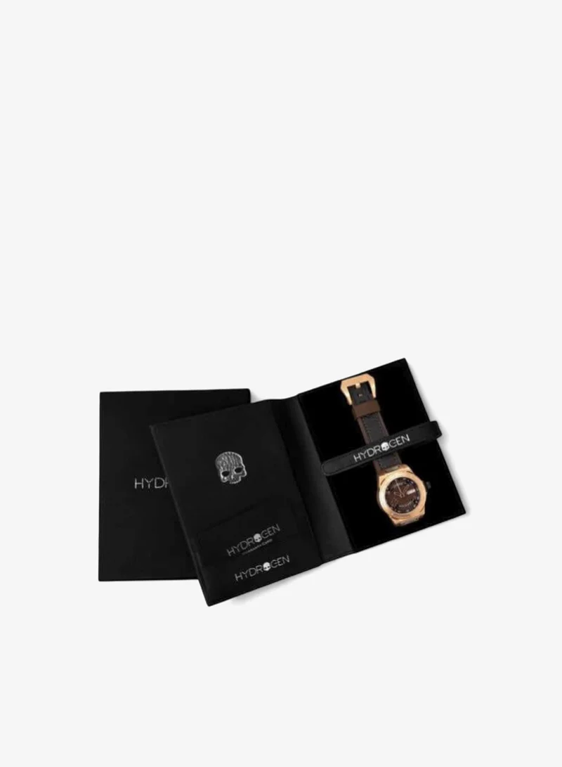 Hydrogen Watch Black/Rose Gold Automatic Otto Brown-Rose Gold Watch  | Best Price UAE