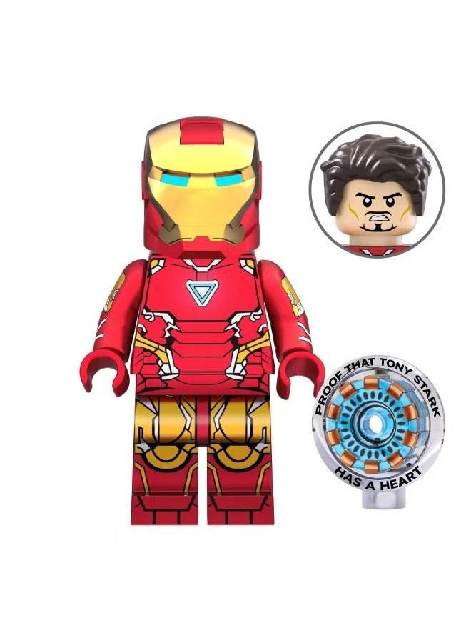 ZVEV 4-Piece Marvel Avengers Series Superhero Mini Action Figures Set, High Quality Mini Figures Series Stitching Toys Playsets for Collectors and Kids (Captain America/Thor/Doctor Strange/Iron Man) - Image 2