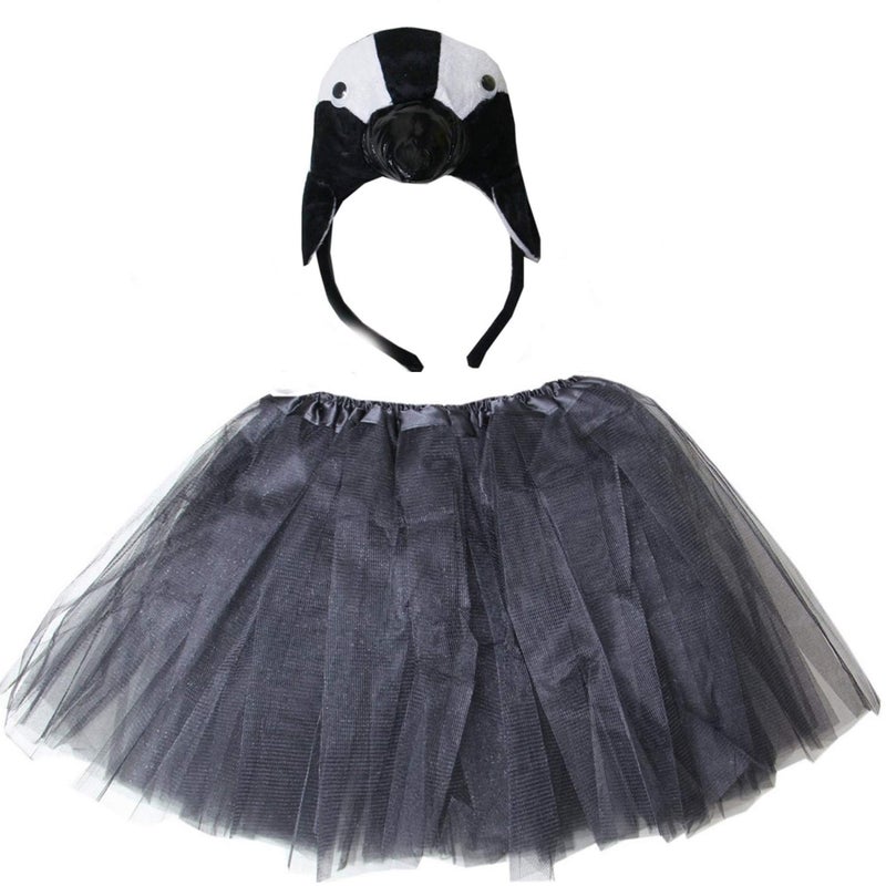 Kirei Sui Kirei Sui Kids Costume Tutu Set Penguin 2Piece Halloween Dress Up Set for Girls 