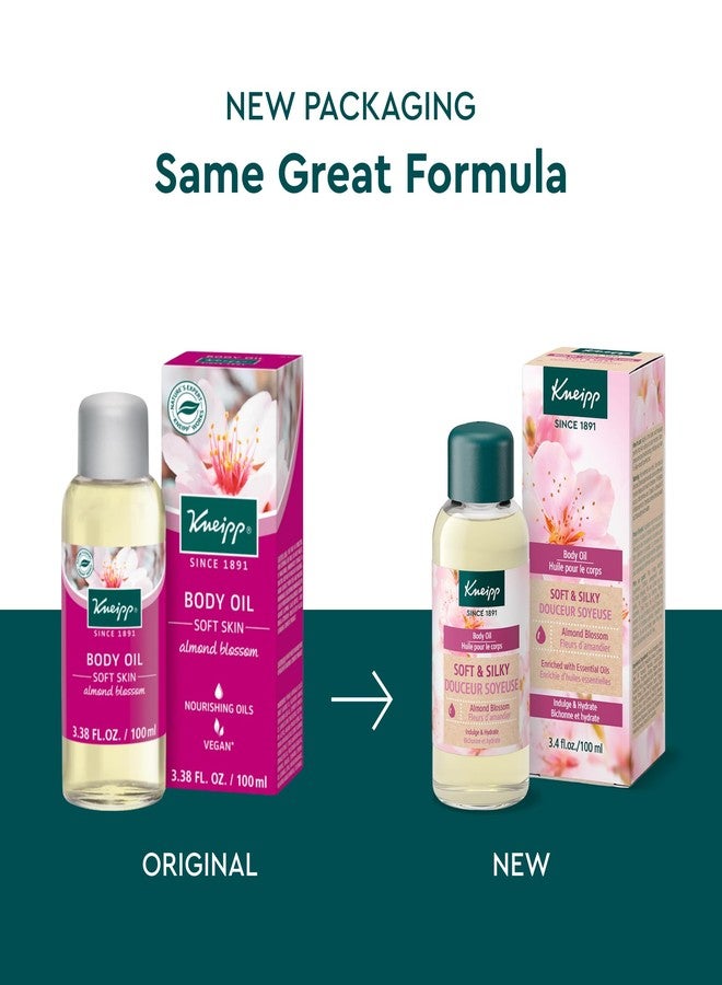 Kneipp زيت الجسم من كنيب، زهر اللوز للبشرة الناعمة، 3.38 أونصة سائلة - Image 2