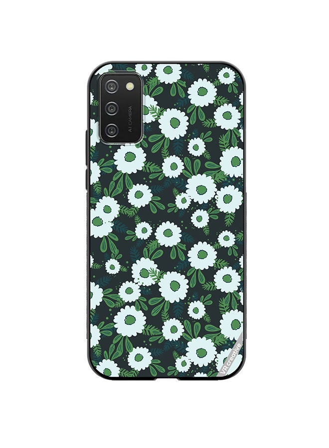 VR CREATIVE Protective Case Cover For Samsung Galaxy A02s Floral Pattern Based On Traditional Folk Art Ornaments Design Multicolour - Image 1