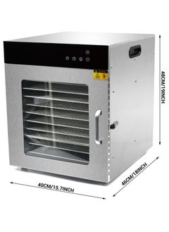 Grace Grace Commercial Food Dehydrator Machine 12 Tray 1000W  - Image 2