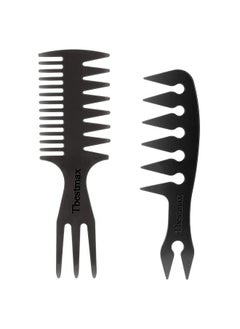 Hair Comb Styling Set Tail Combs Double Side Brushes Afro Pick Pik Comb African American Hair Brush Barber Accessories