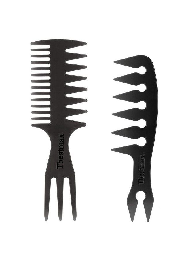 Tbestmax - Hair Comb Styling Set Tail Combs Double Side Brushes Afro Pick Pik Comb African American Hair Brush Barber Accessories - Image 1