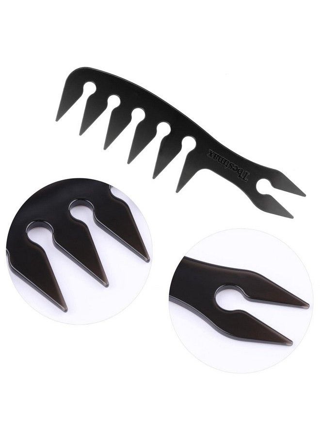 Tbestmax - Hair Comb Styling Set Tail Combs Double Side Brushes Afro Pick Pik Comb African American Hair Brush Barber Accessories - Image 1