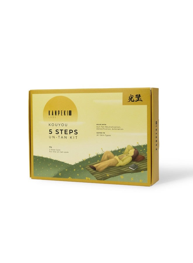 Kanpeki Kouyou 5 Steps Un-Tan Facial Kit - Image 1