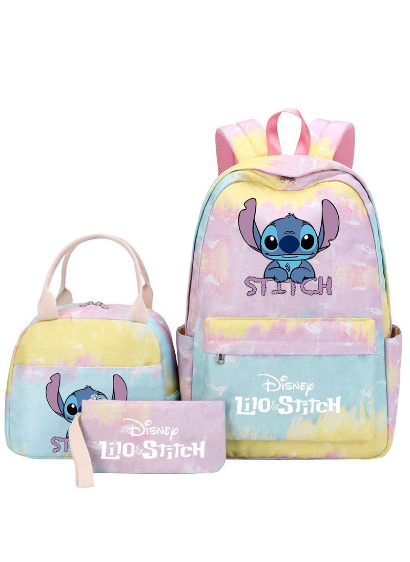 STITCH Stitch Printed Three Piece Set Backpack 