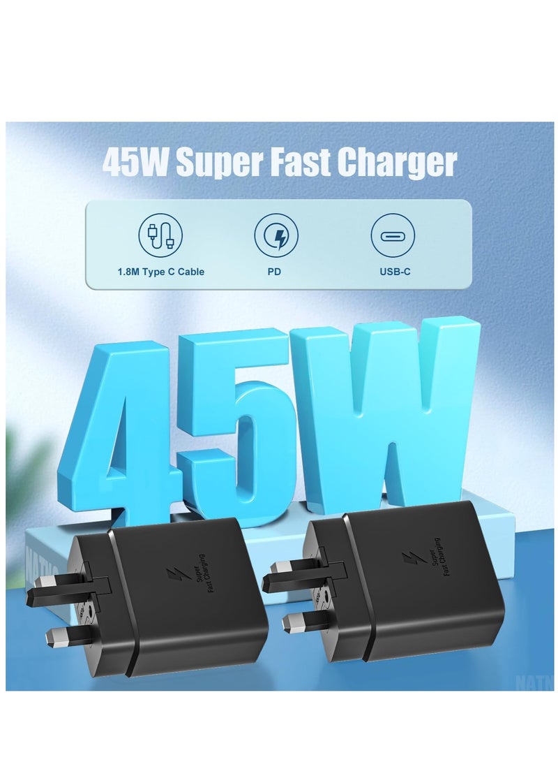 ELTRAZONE For Samsung Charger 45W Type C Super Fast Charging Travel Adapter for Samsung Galaxy S23 S23+ S23Ultra S22 S22+ S22Ultra S21 S21+ S21Ultra S20 Note 20 Note 10 - Image 4