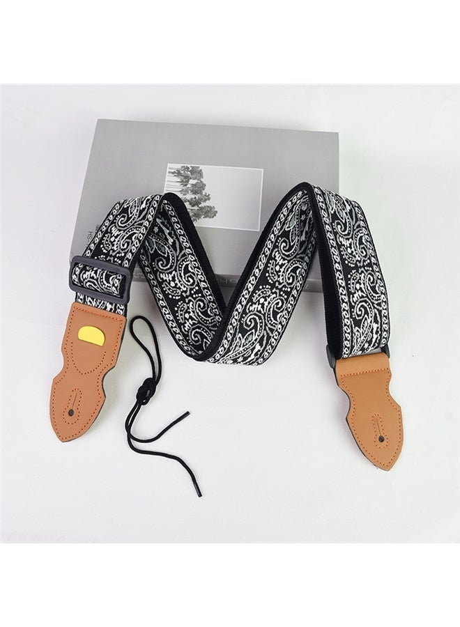 Generic Adjustable Guitar Shoulder Strap,Guitar Strap, Acoustic Guitar Strap, Electric Bass Guitar Strap  - Image 1