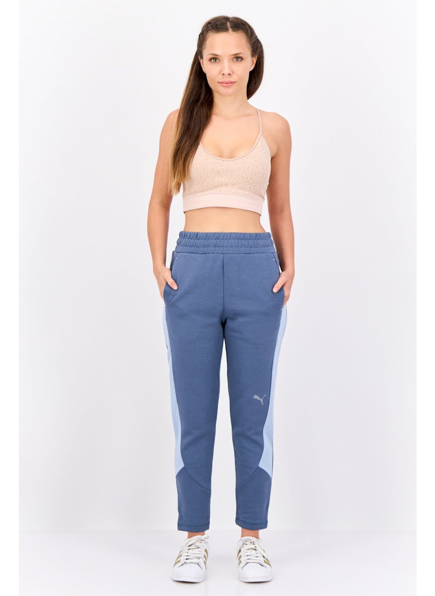 PUMA Women Sportswear Fit Outdoor Sweatpants, Slate Blue  - Image 4