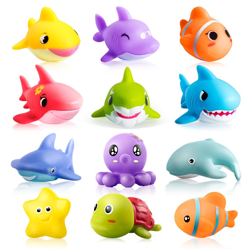 Hely Cancy Bath Toys for Kids No Hole Baby Bath Toys for 1 Year Old Infant Boys Girls Shower Water Pool Toys - Image 3