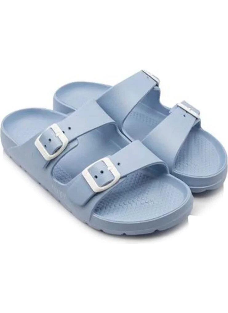 Twigy Women's Jessica Light Blue Slippers VV0821