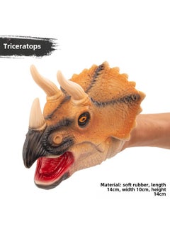 Dinosaur Hand Puppet T-Rex Shark Head Toy Triceratops hand puppet