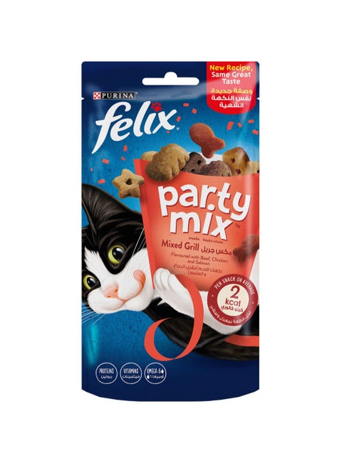 PURINA FELIX Party Mix Mixed Grill Cat Treats 60 gm