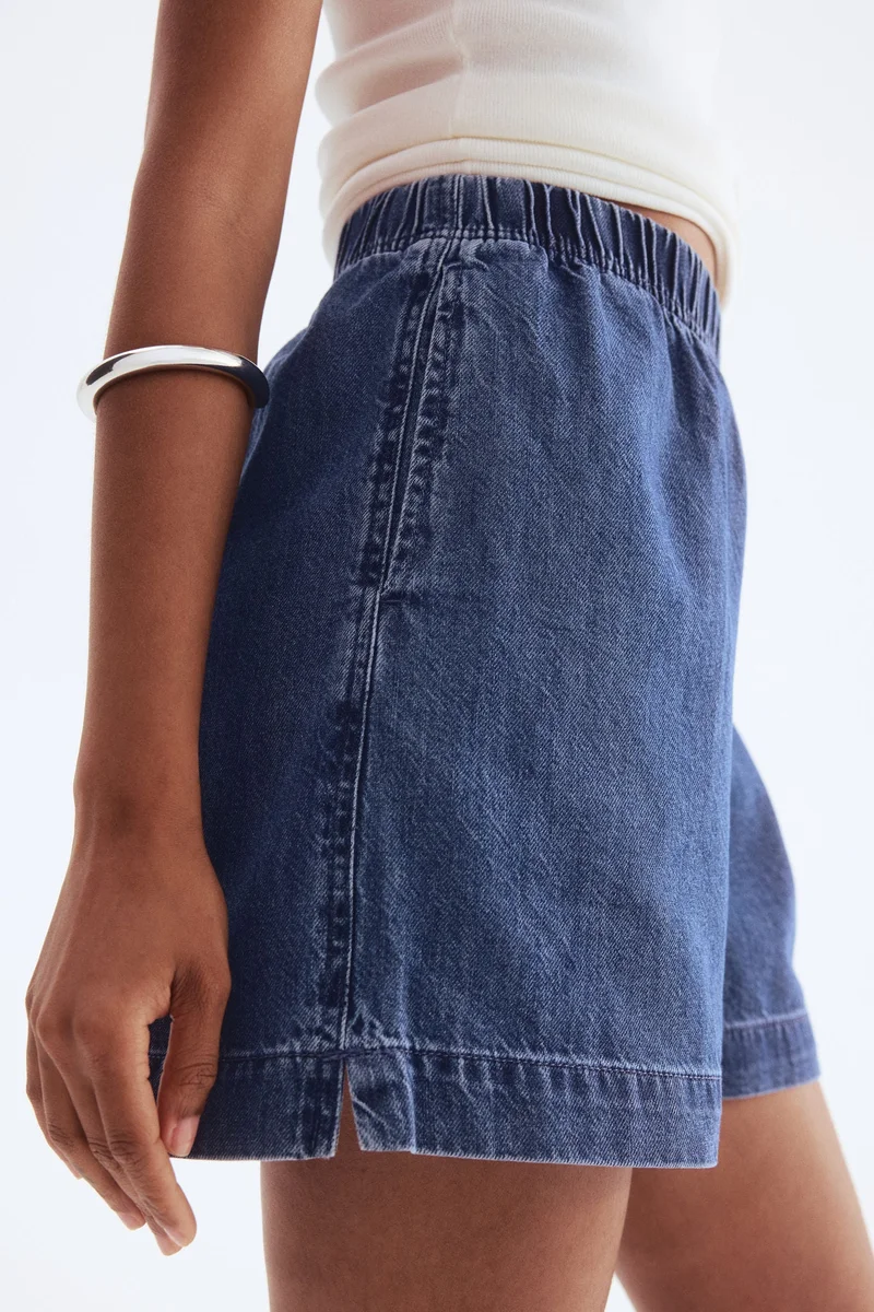 H&M Denim pull-on shorts