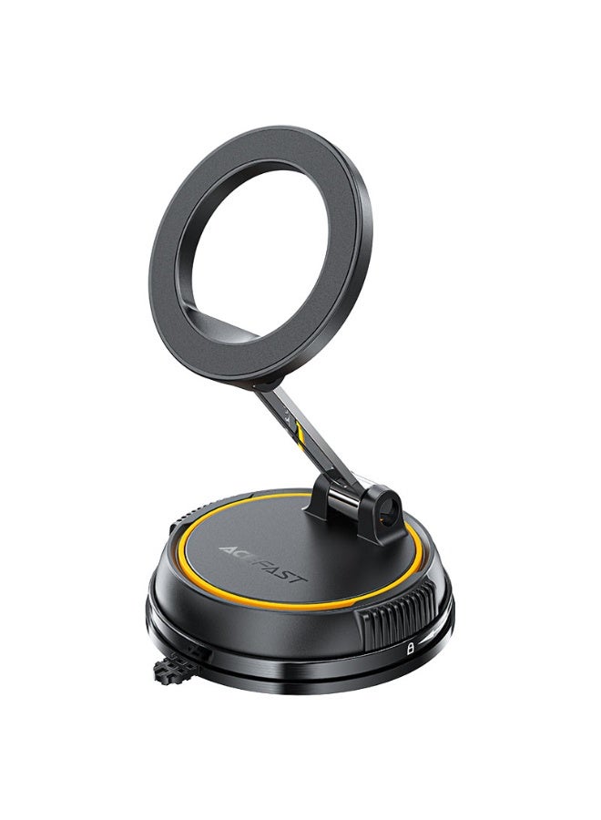 ACEFAST Car Mount Magnetic Holder D55, Multi-angle Adjustment, Foldable and Rotatable, Dual-axis Adjustment, Widely Compatible - Black - Image 1