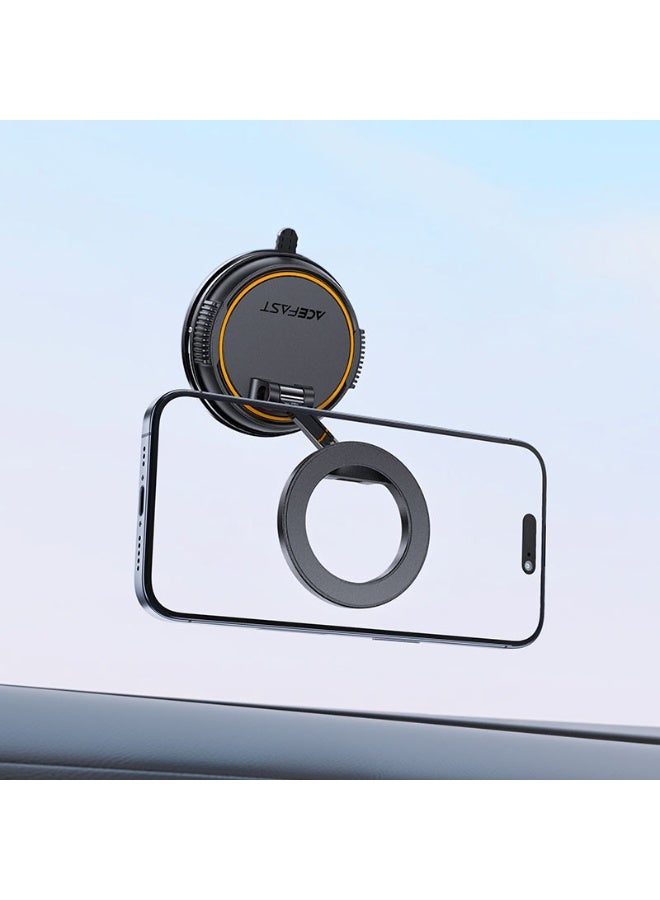 ACEFAST Car Mount Magnetic Holder D55, Multi-angle Adjustment, Foldable and Rotatable, Dual-axis Adjustment, Widely Compatible - Black - Image 4
