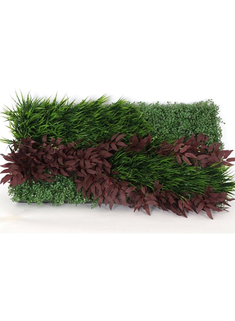 Yapay Çiçek Deposu - Artificial Flower Storage Artificial Vertical Plant Ready Made Wall Panel 50X100cm Model 4 - Image 1