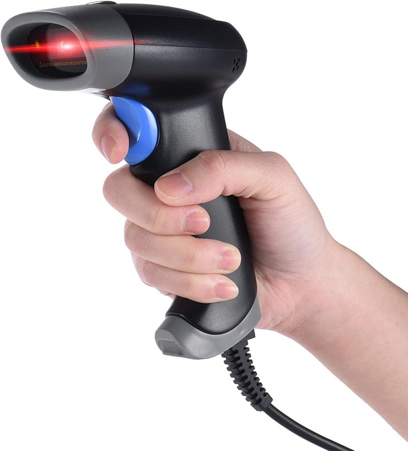 2D QR 1D USB Barcode Scanner CCD Red Light PDF417 Screen Scanning Bar Code Reader Support Multiple Language for Wechat Alipay Mobile Payment - Image 1