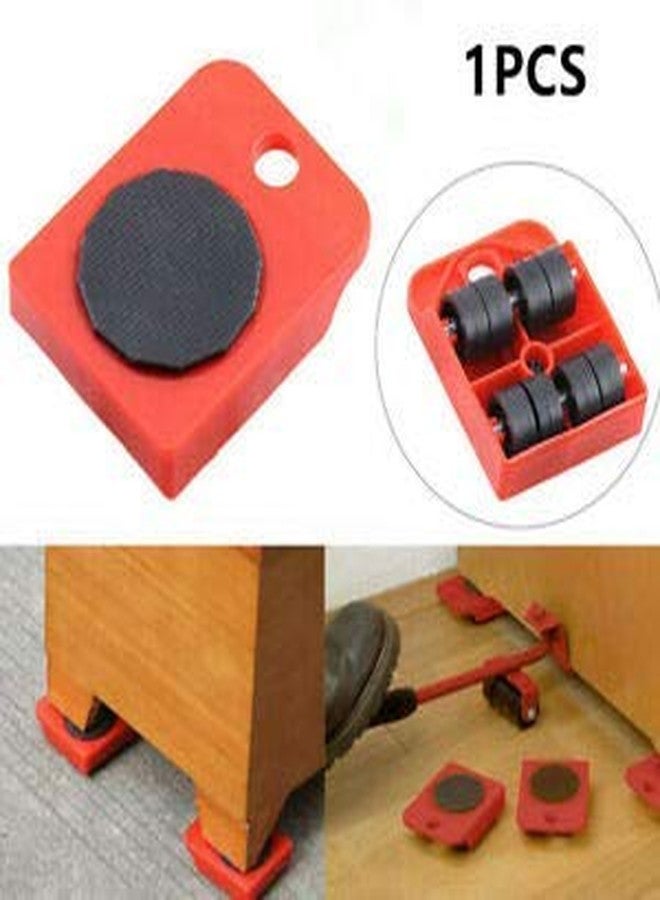 KPS Heavy Furniture Lifter and Mover Tool Roller Lifter Moving System with 4 Wheel Sliders, Adjustable Head of Pry Bar, Up to 150 Kg - Image 3