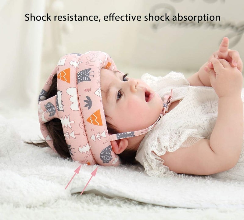SAHENITEANA Head Protector Helmet for Infant Toddler Crawling Walking Running - Adjustable Safety Cushion Bumper Bonnet, No Bumps Protective Cap Headguard Hat - Image 4