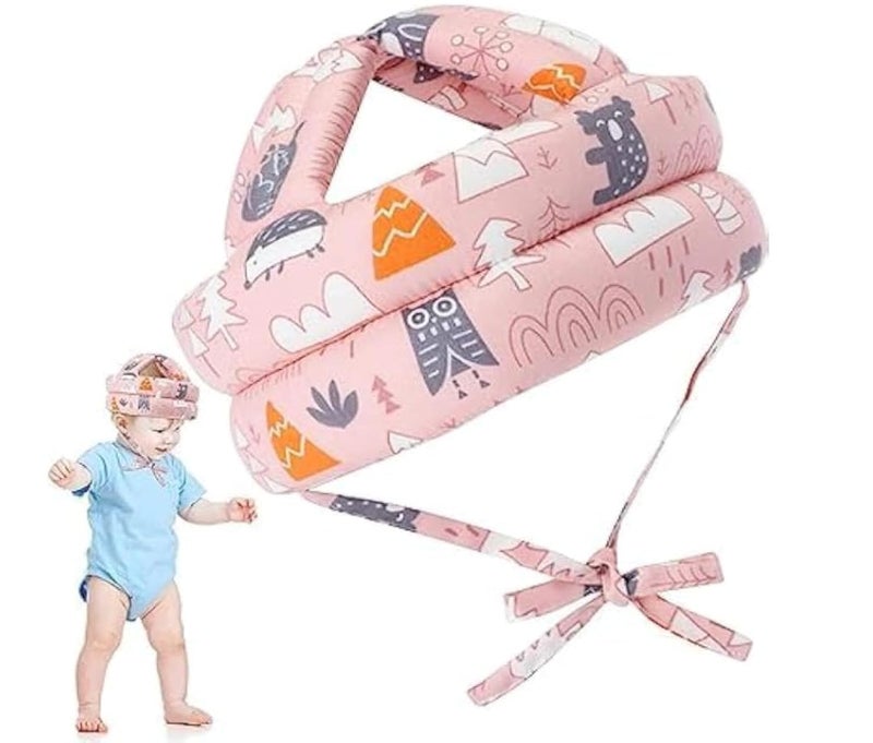 SAHENITEANA Head Protector Helmet for Infant Toddler Crawling Walking Running - Adjustable Safety Cushion Bumper Bonnet, No Bumps Protective Cap Headguard Hat - Image 1