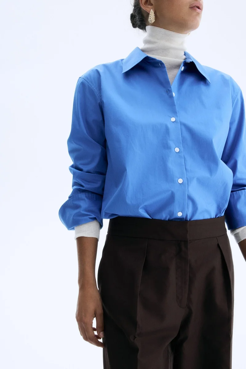 H&M Wide twill trousers