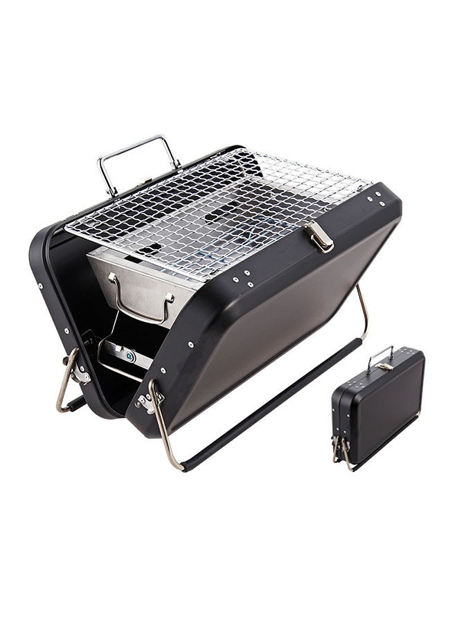 شاربدو شواية فحم شواء محمولة من الفولاذ المقاوم للصدأ قابلة للطي للسفر - أسود، خفيفة الوزن، قابلة للطي - للتخييم، النزهة، الهواء الطلق - Image 2