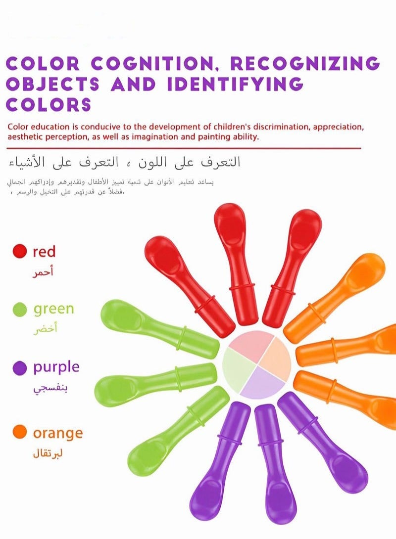 DURKU Toddler Hedgehog Fine Motor Learning Toy for Kids 18+ Months, Sensory Montessori Plaything - Image 2