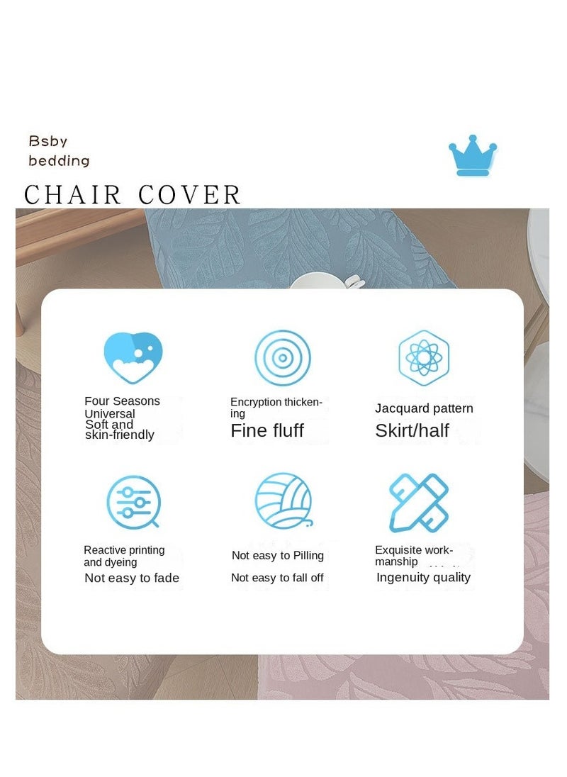 Light Blue Jacquard Skirt Elastic Chair Cover Set - pzsku/Z42557C14956A8E4C5677Z/45/_/1713866713/a3ea6a9c-4cb2-4ce9-916f-a882f2410c43