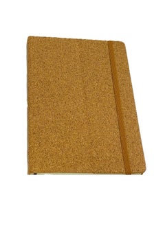 PARTNER 1-Piece A5 Size Hard Cover Ruled Notebook With Elastic Closure Assorted Kraft Designs  - Image 2