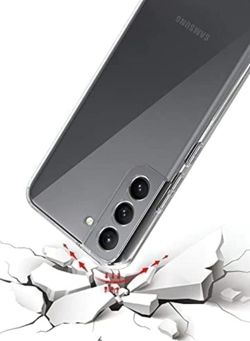 Bills Samsung Galaxy S22 PLUS Case - Crystal Clear Soft TPU Slim Anti-Shock Transparent Back Cover with Reinforced Bumper Corners for Ultimate Protection - Image 4