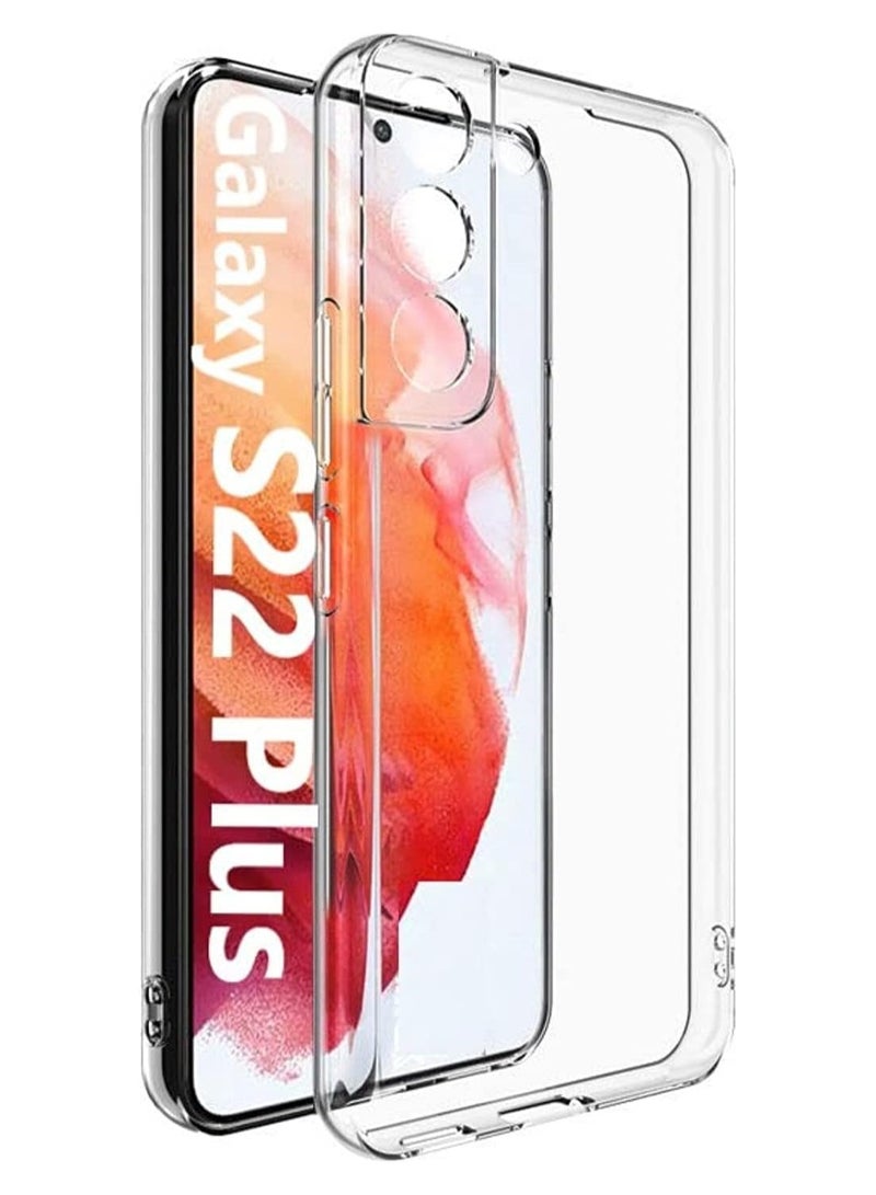 Bills Samsung Galaxy S22 PLUS Case - Crystal Clear Soft TPU Slim Anti-Shock Transparent Back Cover with Reinforced Bumper Corners for Ultimate Protection - Image 2