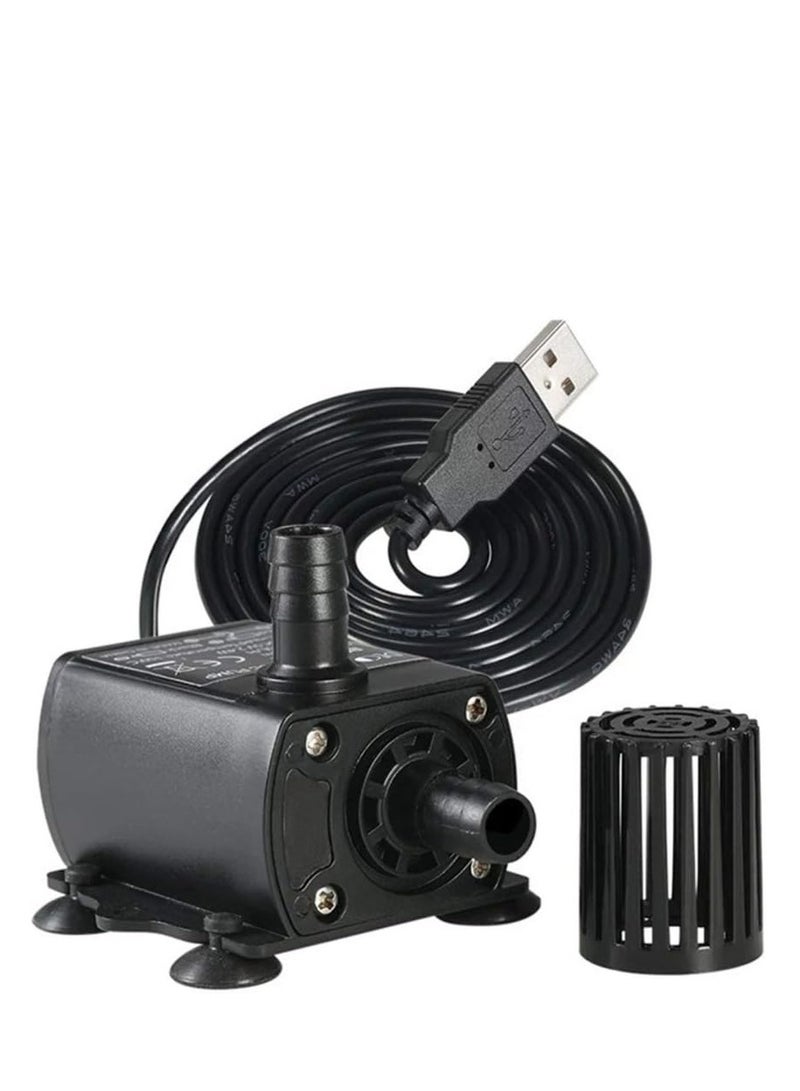 Generic Mini Water Pump Submersible Water Pump 250L/H Aquarium Fountain Pump with 6.56ft Vertical Lift Super Quiet Aquarium Circulating Pump for Aquarium Fish Tank - Image 1