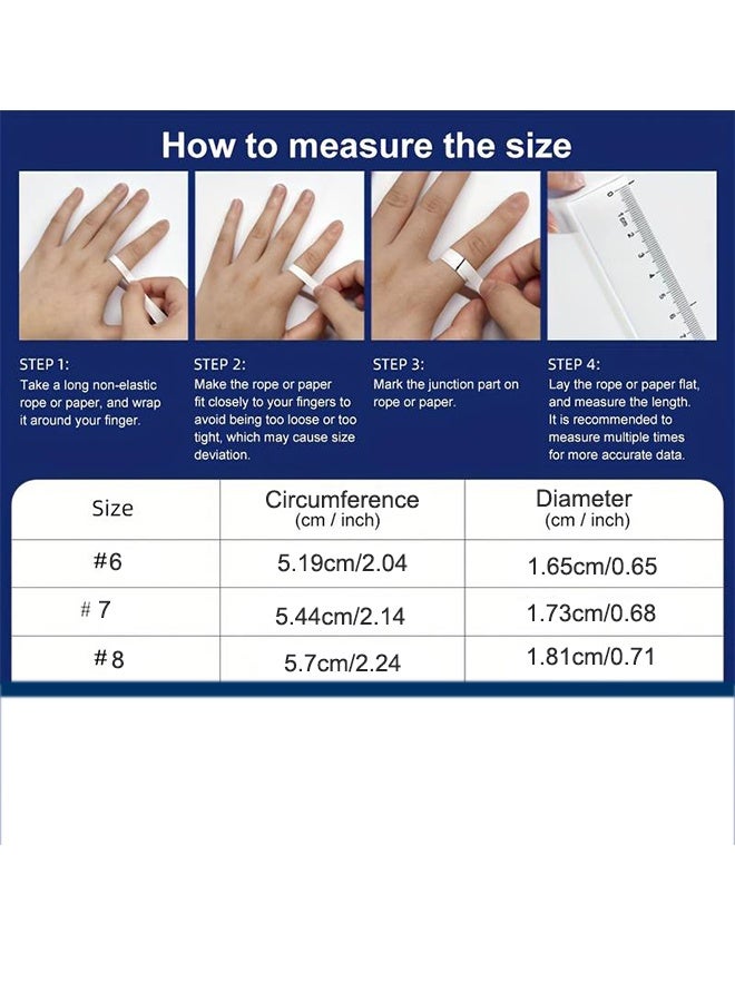 NFC Smart Chip Ring Mobile Phone Label Smart Ring New Technology NFC Wearable Smart Ring Size 8 - Image 5