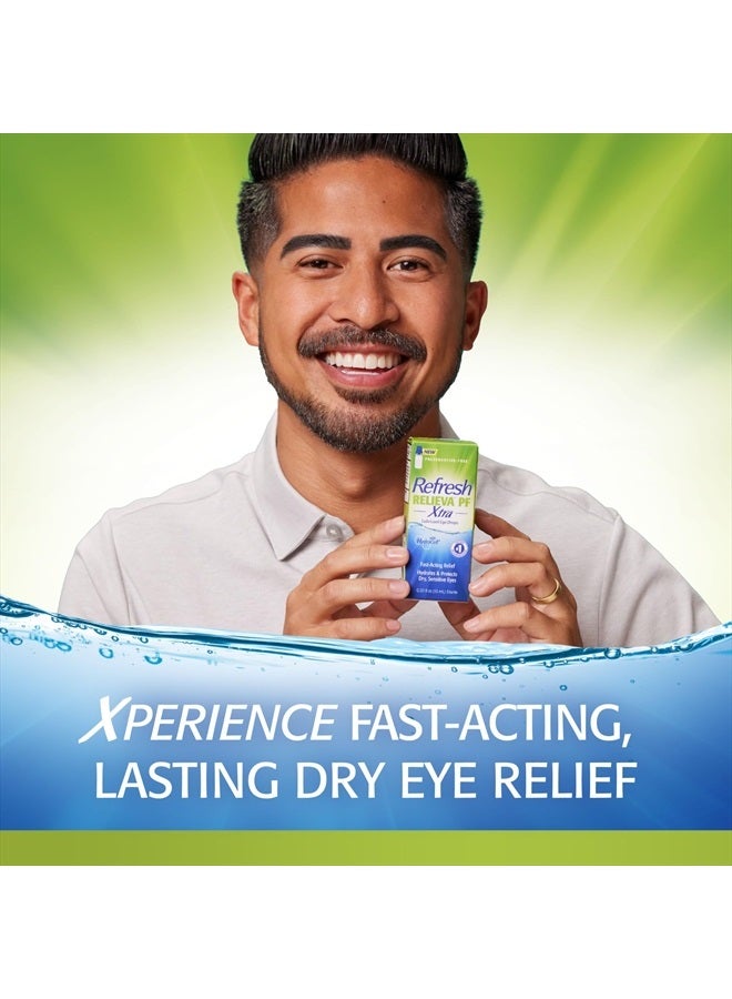 REFRESH RELIEVA Xtra Preservative-Free Tears Lubricant Eye Drops, 0.33 fl oz (10 mL) - Image 5