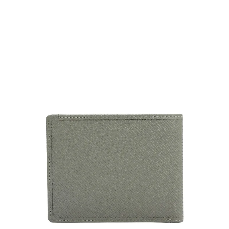 Da Milano  Stone Grey Bifold Leather Mens Wallet for Men | Best Price UAE