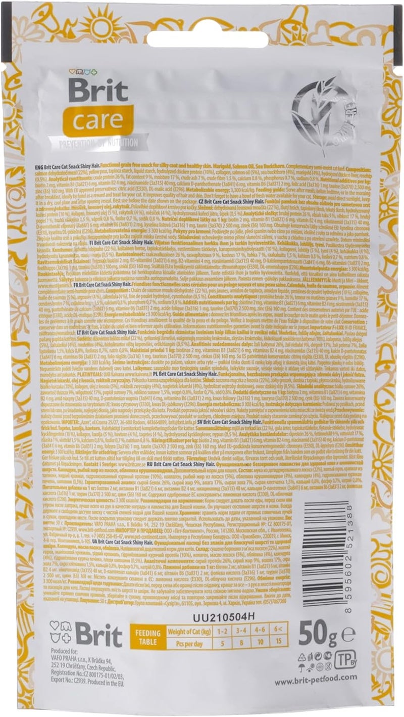 BRIT Care Cat Snack Shiny Hair, 50 g - Image 1