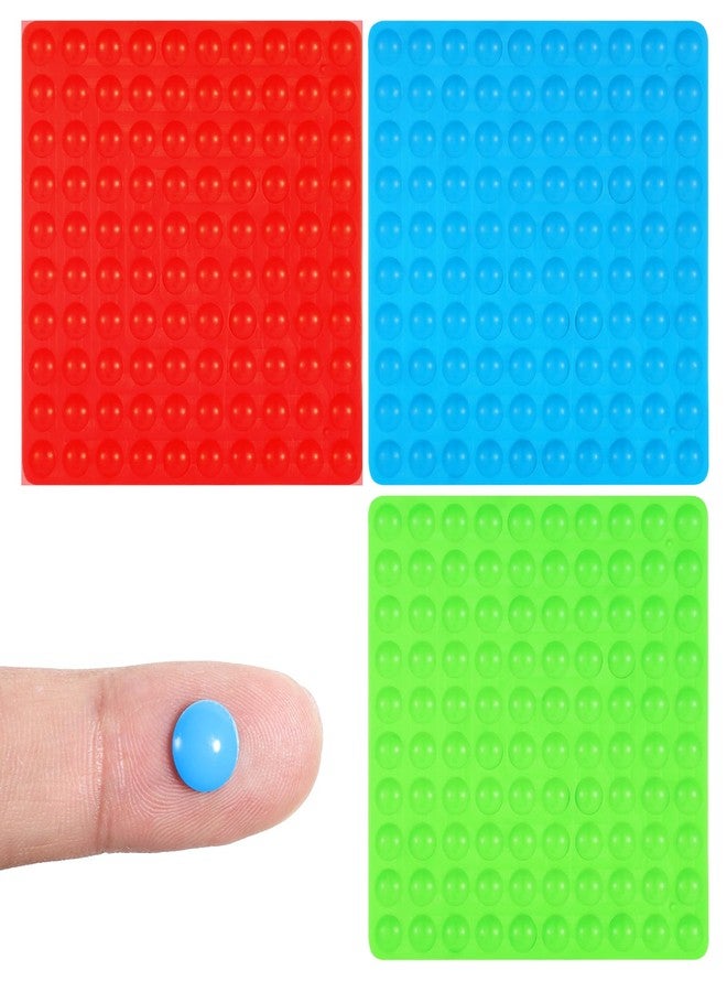 Qulkws 300 Pack Bump Dots for Visually Impaired Low Vision Blind Aids Blind People Tactile Aids Braille Bump Dot Sticker Silicone Braille Sticker Gadgets Impairment Sticky Bumps Raised Tactile Adhesive Dot - Image 1