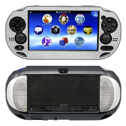 OSTENT Colorful Aluminum Metal Skin Protective Cover Case for Sony PS Vita 1000 PSV1000 Console Color Silver - Image 4